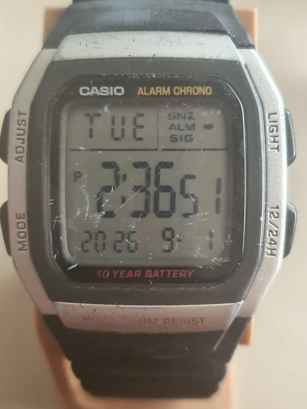 Casio W-96H Digital Alarm Chrono Men's Watch